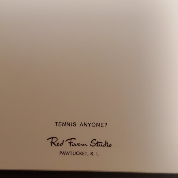 Greeting Cards 7 Red Farm Studio Tennis Anyone ! - Picture 5 of 5